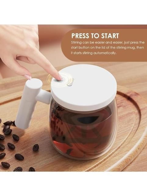 Self-Stirring Electric Coffee Mug – Automatic Mixing Cup (400ml)